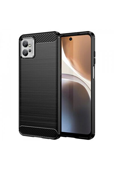 Motorola Калъф за Moto G56, OEM, Carbon Pro, Черен