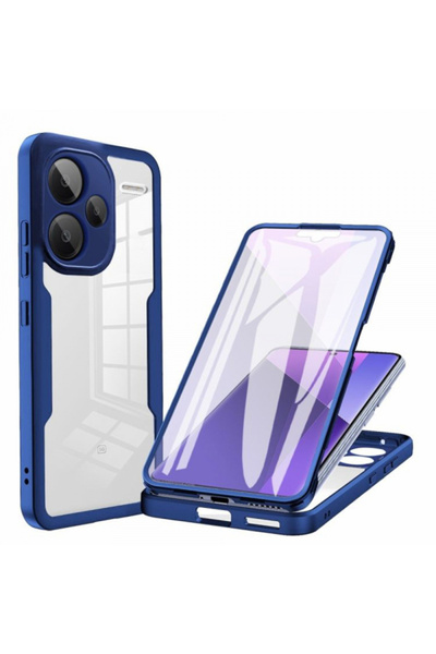 Xiaomi Husa pentru Redmi Note 13 Pro+, Techsuit, ColorVerse 360, Albastra