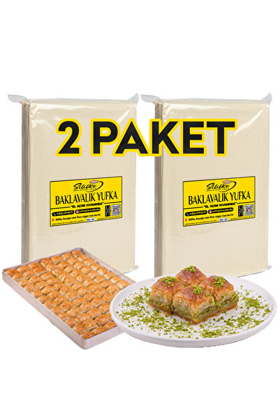 Silifke Yufka Baklava Yufkası - 2 Paket - 2 Tepsilik (±1800gr)