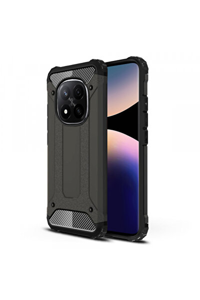 Xiaomi Husa pentru Redmi Note 14 Pro+ 5G, Techsuit, Hybrid Armor, Neagra