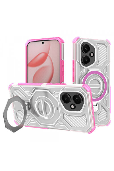 HONOR Cover for 400, Techsuit, Carbon Shield Pro, Pink