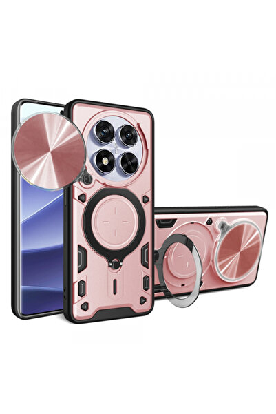 Xiaomi Husa pentru Poco X7 / Note 14 Pro 5G, Techsuit, CamGuard Pro, Roz Aurie