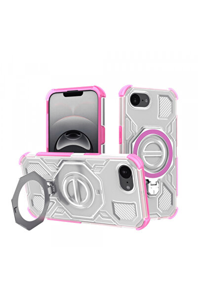 Apple iPhone 16e Case, Techsuit, Carbon Shield Pro, Pink