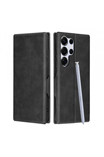 Samsung Husa pentru Galaxy S25 Ultra S938, Techsuit, Safe Wallet Plus, Neagra