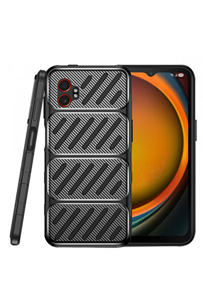 Samsung Husa pentru Galaxy XCover7 Pro, Techsuit, CarbonFiber, Neagra