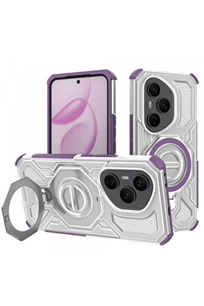 HONOR Cover for 400 Pro, Techsuit, Carbon Shield Pro, Purple