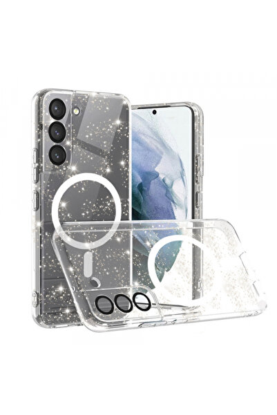 Samsung Θήκη MagSafe για Galaxy S22+ 5G S906, Τεχνική στολή, SparkleSkin, Δια...