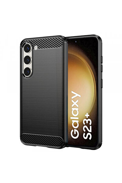 Samsung Θήκη για Galaxy S23+ S916, Techsuit, Carbon, Μαύρη