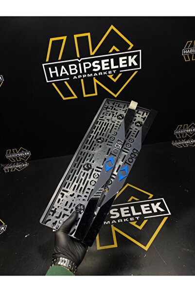 Habipselek AppMarket TOGG Uyumlu Premium Oto Plakalık ( Ortası Mat )