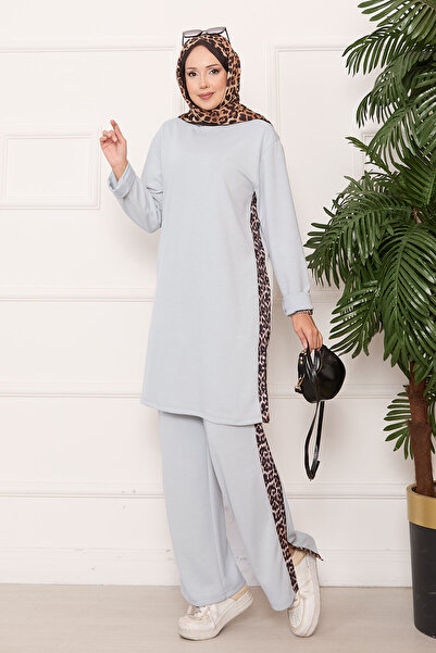 EBRUTESETTÜR Slit Soft Suit with Leopard Stripe