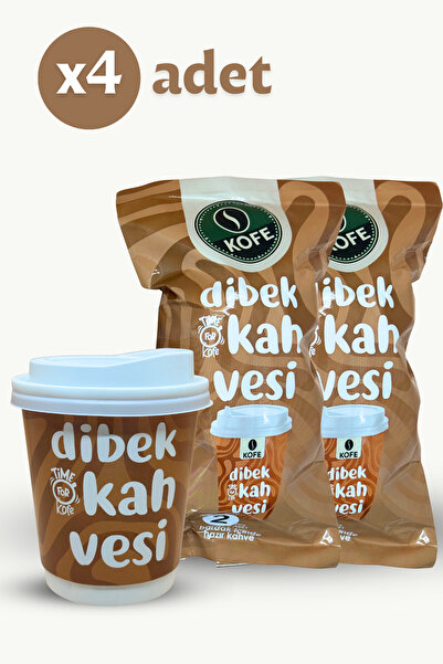 KOFE Dibek Hazır Bardak Kahve 4'Lü