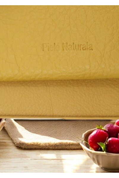 HASSION - Women's leather wallet A12, yellow