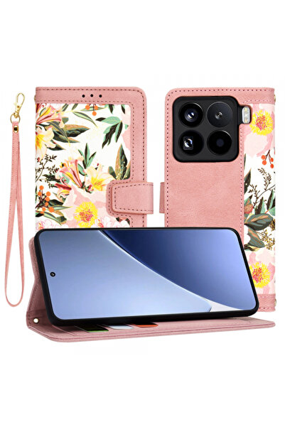 Xiaomi Husa pentru 15 Pro, Techsuit, FlipCraft, Roz