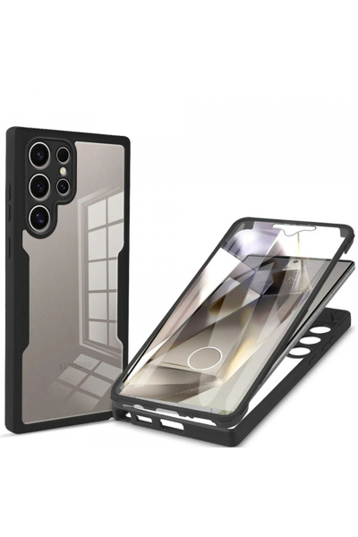 Samsung Θήκη για Galaxy S24 Ultra S928, Techsuit, ColorVerse 360, Μαύρη