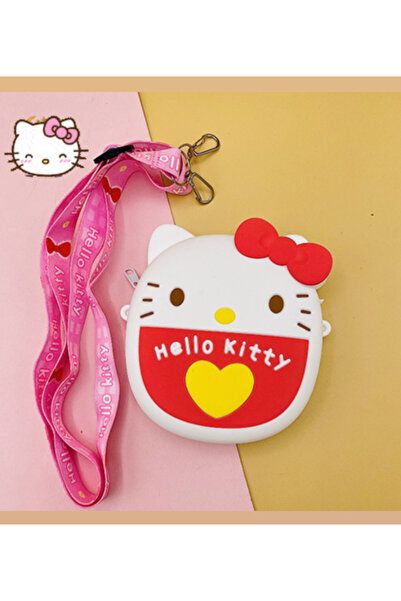 synshop Hello Kitty pisică Geantă pentru copii din silicon cu curea laterală ...