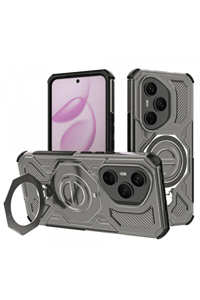 HONOR Cover for 400 Pro, Techsuit, Carbon Shield Pro, Black Open