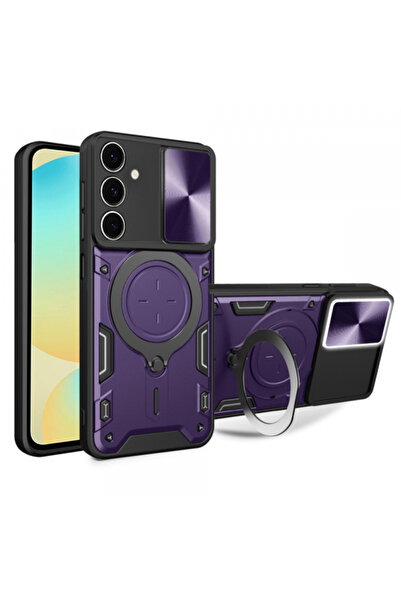 Samsung Husa pentru Galaxy S24 FE S721, Techsuit, CamGuard Pro, Mov