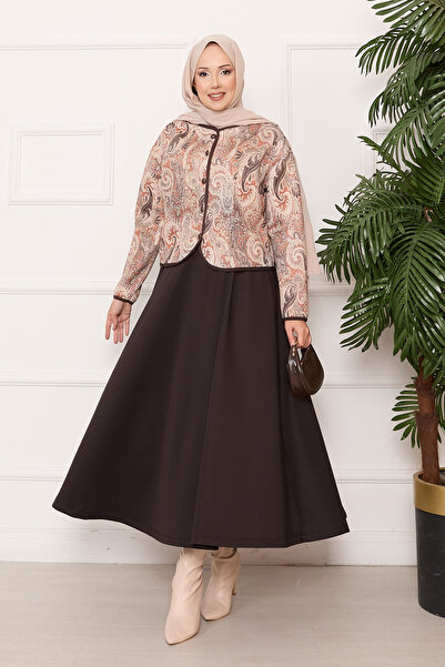 EBRUTESETTÜR Croplu Jacket Skirt Set