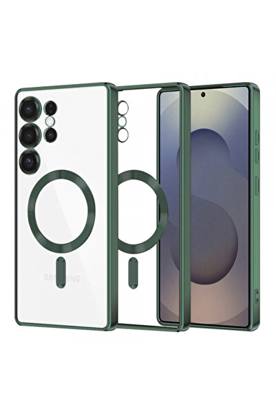 Samsung Θήκη MagSafe για Galaxy S25 Ultra S938, Techsuit, Πολυτελές Κρύσταλλο...