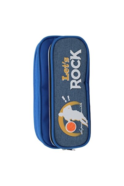 OEM Penar Let's Rock pentru băieți, două compartimente, material textil imper...