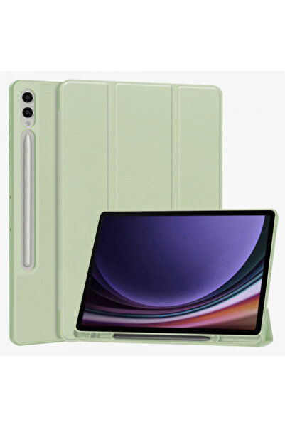 Samsung Case for Galaxy Tab S10+ / Tab S9 FE+ / Tab S9+, Techsuit, Flex Trifold, Dark Green