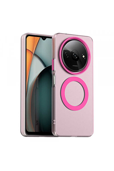 Xiaomi Husa MagSafe pentru Redmi A3x / A3, Techsuit, CandyCase, Roz