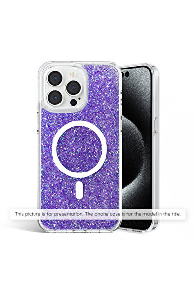 Samsung Husa pentru Galaxy S25+ S936, Techsuit, Sparkly Glitter, Mov
