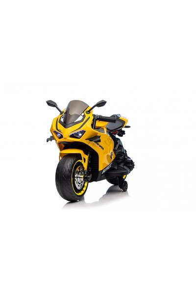 Kinderauto Motocicletă electrică pentru copii BDQ888, galbenă