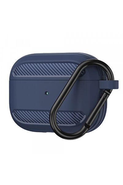 Apple Кейс Techsuit Carbon за AirPods 3, син