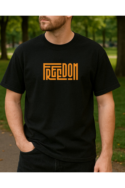 Ebiidesign Freedom Printed T-Shirt