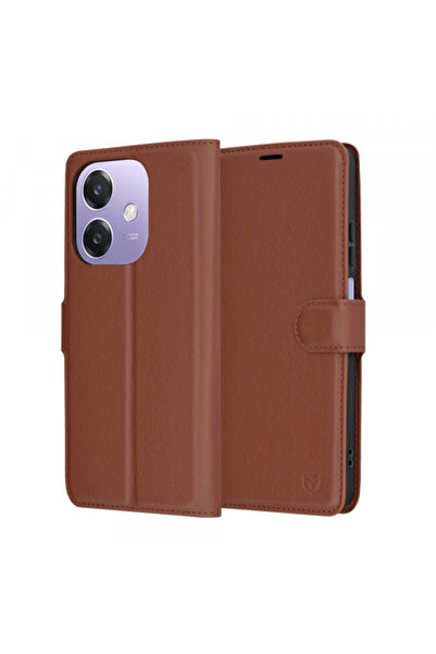 OPPO Husa pentru A3 4G / A3, Techsuit, Leather Folio, Maro