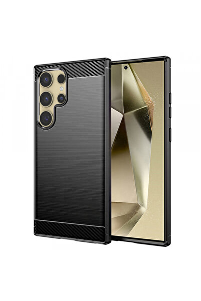 Samsung Θήκη για Galaxy S24 Ultra S928, Techsuit, Carbon, Μαύρη