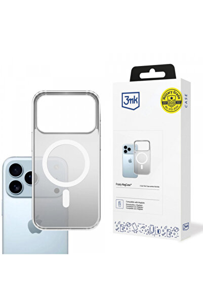 Apple Husa MagSafe pentru iPhone 17 Pro, 3MK, Frosty MagCase, Alba