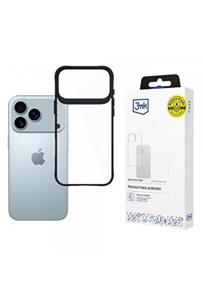 Apple Θήκη για iPhone 17 Pro Max, 3MK, Satin Armor Case+, Μαύρη