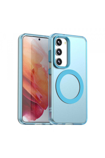 Samsung Husa MagSafe pentru Galaxy S23 S911, Techsuit, CandyCase, Albastra