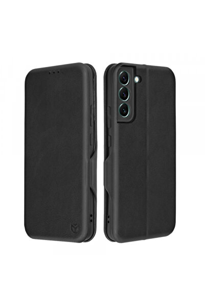Samsung Husa pentru Galaxy S22+ 5G S906, Techsuit, Safe Wallet Plus, Neagra