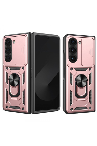 Samsung Husa pentru Galaxy Z Fold6 F956, Techsuit, CamShield, Roz