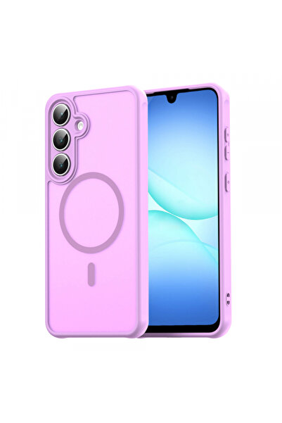 Samsung Husa MagSafe pentru Galaxy A17 5G, Techsuit, HaloFrost II, Roz