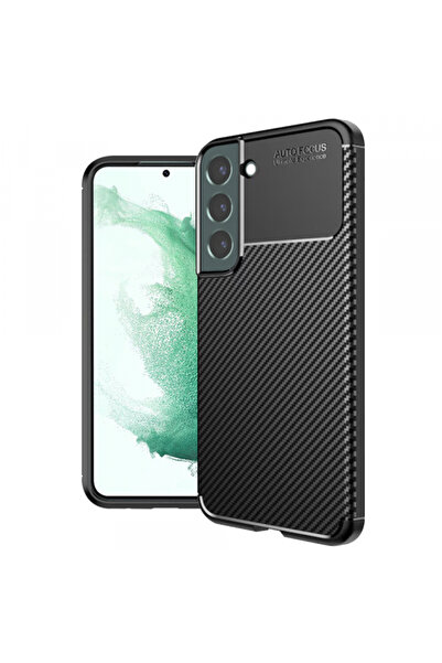 Samsung Husa pentru Galaxy S22+ 5G S906, Techsuit, CarbonFiber, Neagra