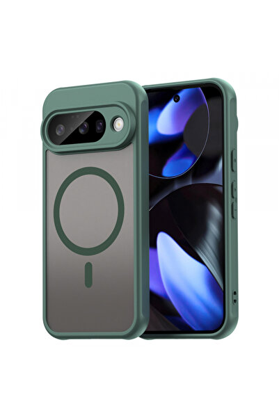 Google MagSafe Case for Pixel 10 Pro, Techsuit, HaloFrost II, Green