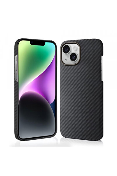 Apple Husa MagSafe pentru iPhone 14, Techsuit, Aramid Fiber, Neagra