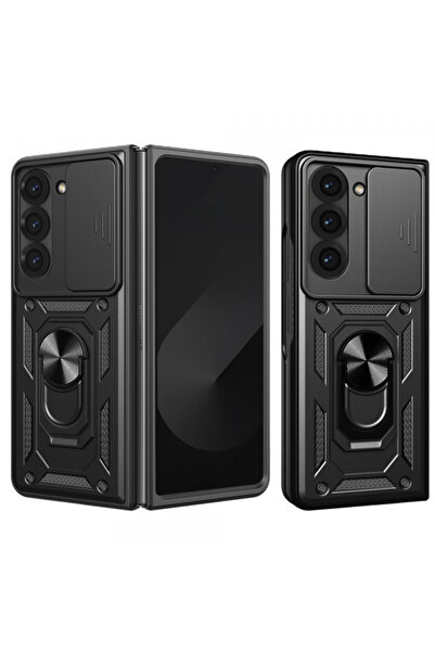 Samsung Θήκη για το Galaxy Z Fold6 F956, Techsuit, CamShield, Μαύρη