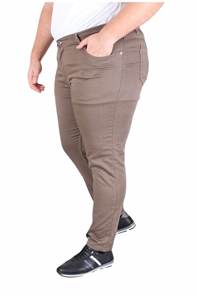 MocGrande بنطلون كلاسيكي كبير الحجم بخمسة جيوب فينيسيا 11916 S.BROWN