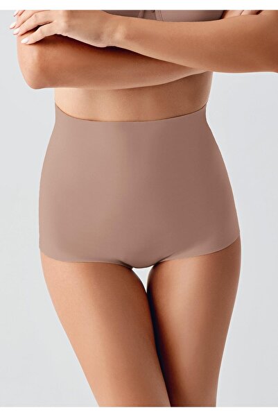 C&City Non-Slip High Waist Laser Panties 9208 Capucino