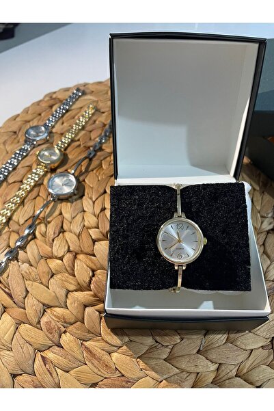 Choppers Karen Çelik Kordon Bileklik Model Gold Renk Kadın Kol Saati