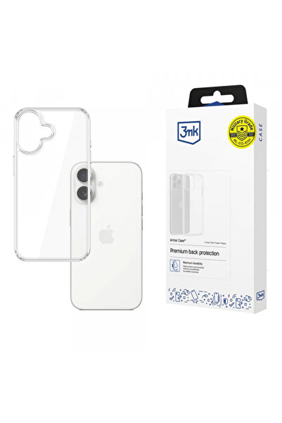 Apple Калъф за iPhone 17, 3MK, Armor, Прозрачен