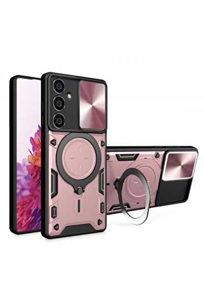 Samsung Θήκη για Galaxy A54 A546, Techsuit, CamGuard Pro, Ροζ Χρυσή