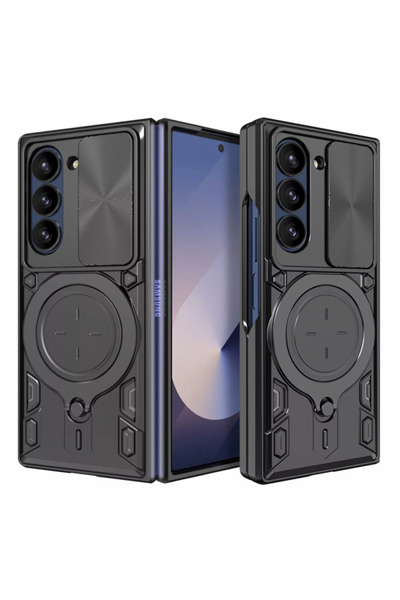 Samsung Husa pentru Galaxy Z Fold6 F956, Techsuit, CamGuard Pro, Neagra