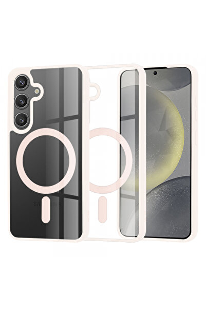 Samsung Husa MagSafe pentru Galaxy S24 S921, Techsuit, Pro, Roz