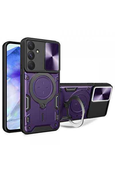 Samsung Θήκη για Galaxy A55 5G A556, Techsuit, CamGuard Pro, Μωβ